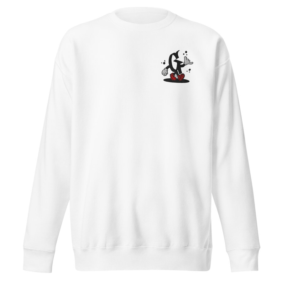 Sudadera New G's blanca — vista frontal