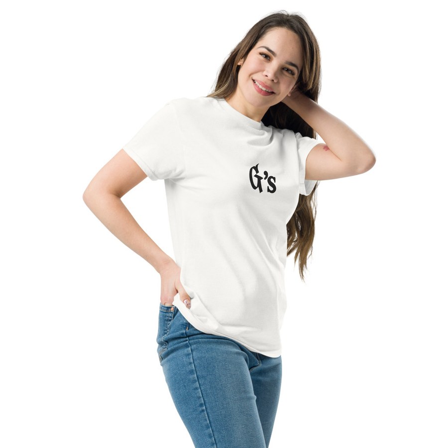 Camiseta New G's — vista lateral
