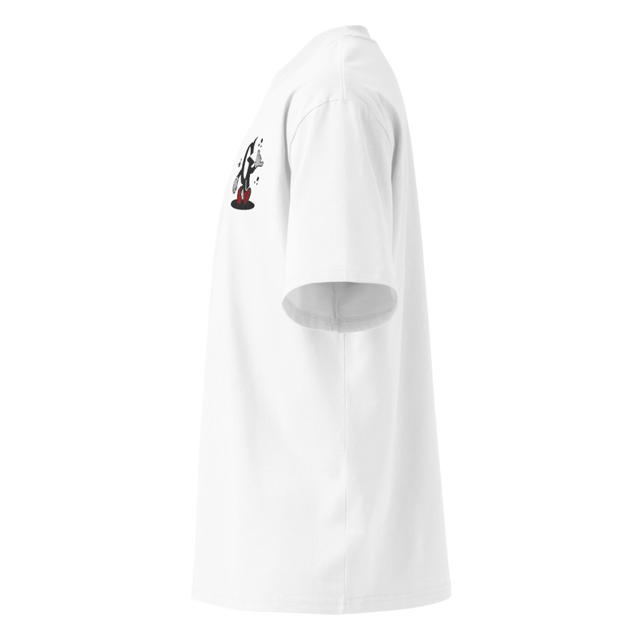 Camiseta oversize New G's — vista lateral izquierda